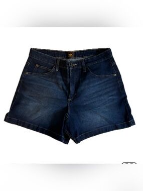 Lee Size: 12 Women's Dark Blue Denim Shorts